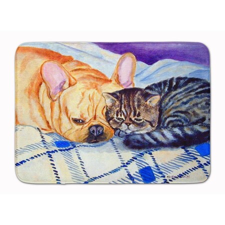 Carolines Treasures Cat Machine Washable Memory Foam Mat 7257RUG